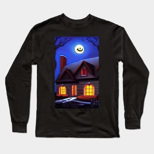 Halloween house Long Sleeve T-Shirt